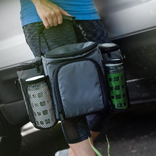 Bear KompleX Insulated Meal Prep Lunch Box for Men, Durable Large Gym Lunch Bag with 3 Stackable Containers & Ice Pack, Waterproof, Dishwasher Safe, Microwave Safe Meal Prep To Go Bag,