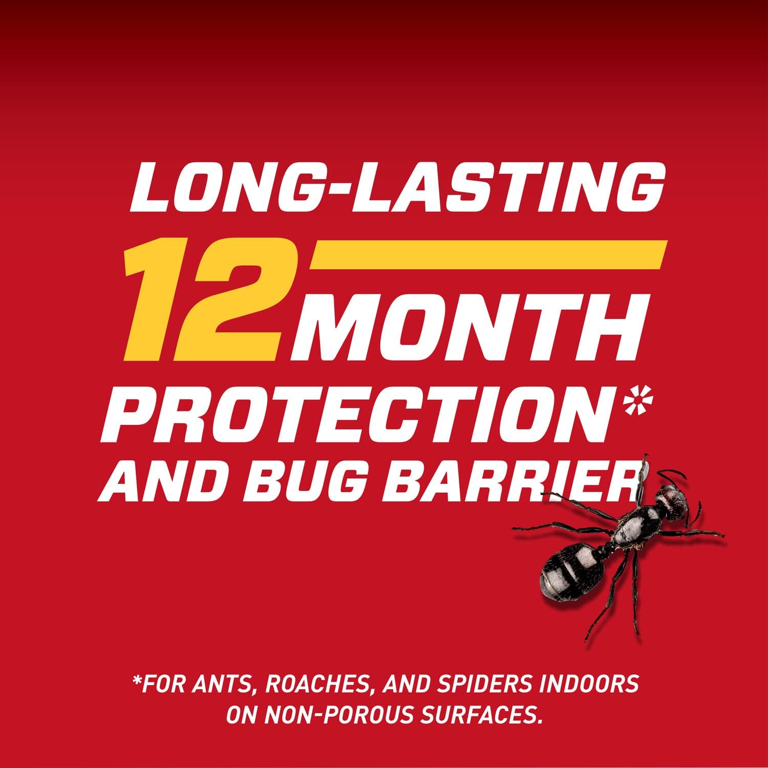 Ortho Home Defense Insect Killer - Ready-to-Use Bug Spray with Comfort Wand | Kills Ants, Cockroaches & Spiders, 1.33 Gal