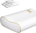 Royal Therapy Memory Foam Pillow - Contour Design for Neck Pain Relief | Queen Size 24x14x5 Inches