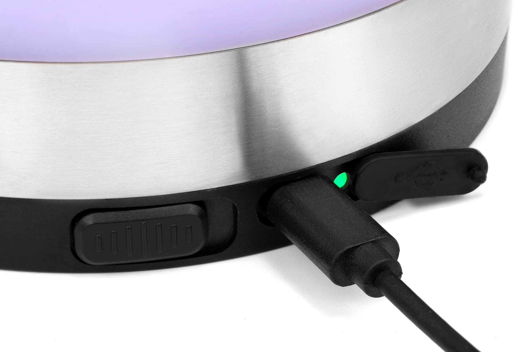 Elrigs Wine Chiller with Rechargeable RGB Touch Lamp| Wine Bottle Cooler Bucket| Double Walled Insulator with 2 Ice Pack for 750ml Champagne| Perfect Wine Gifts| Wine Accessories for Party/Dinner