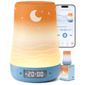 Mewaii White Noise Sound Machine Baby & Adult with Night Light | AI Cry Detection, App Remote Control, 100 Soothing Sounds, Sleep Routine Builder, 360° RGB Kids Nursery Baby Essentials Shower Gift