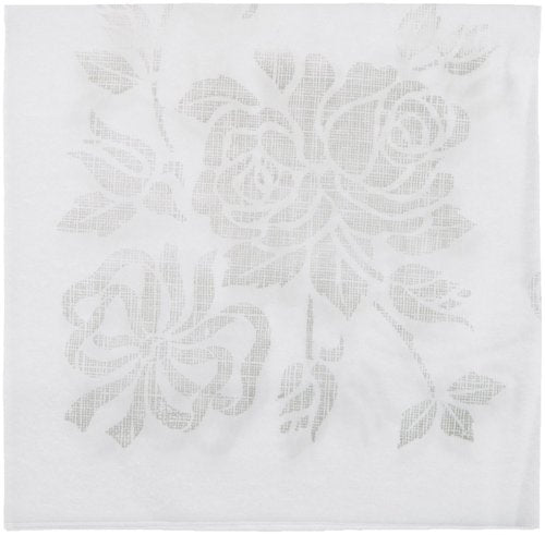 Hoffmaster 125040 Linen-Like Select Unembossed Dinner Napkin, 1/4 Fold, 17" Length x 17" Width, Silver Prestige (Case of 300)