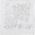 Hoffmaster 125040 Linen-Like Select Unembossed Dinner Napkin, 1/4 Fold, 17" Length x 17" Width, Silver Prestige (Case of 300)