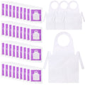 Tarpop 200 Pack Plastic Disposable Aprons 44 x 30 Inch Large Clear Aprons for Cooking Disposable Smocks for Adults Painting Picnic DIY Crafts Birthday Party, Meeting Various Needs