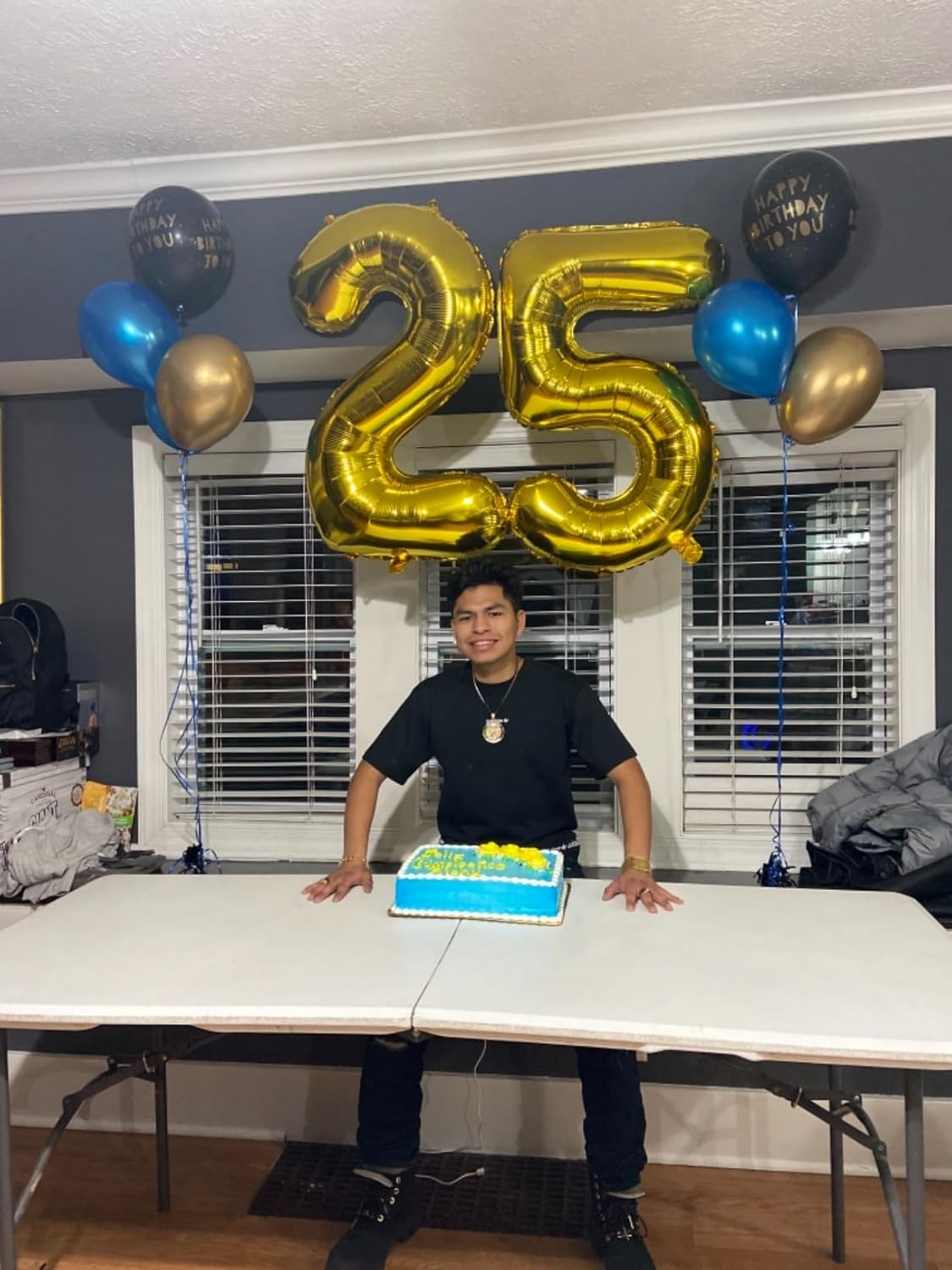 27-Inch Gold Number Balloons by [Brand Name] - Perfect for Birthday, Wedding, and Graduation Celebrations