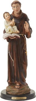 George S. Chen Imports Saint Anthony Holy Figurine - 12" Religious Statue Decor