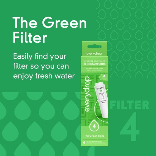 Everydrop® Ice and Water Refrigerator Filter 4 - EDR4RXD1, Premium Single-Pack Replacement