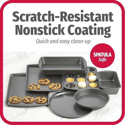 GoodCook Everyday 7-Piece Non-Stick Bakeware Set | Versatile Baking Pans for All Your Needs