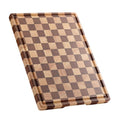 Acacia Wood Cutting Board for Kitchen – Chopping Board with Grooves & Handles, Large Wooden Cutting Board for Meat, Vegetables, Fruits, Cheese and Fruits Ideal Kitchen Gifts
