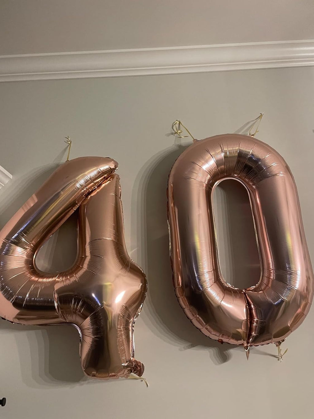 Number Balloon 40 Inch - Rose Gold 24th Birthday Decorations | Perfect for Weddings & Anniversaries