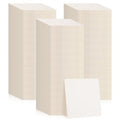 TaoBary 600 Pcs Disposable Paper Bar Coasters Bulk, 4 Inch Cardboard Coasters Square Blank for Drinks DIY Crafts Wedding (White)