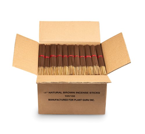 500 Unscented Incense Sticks 11" Bulk - 100% Natural Joss and Bamboo Punk Blanks - Great for DIY Aromatherapy Incense Making.