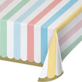 Creative Converting Pastel Celebrations Tablecloth - Vibrant Design for Any Occasion | 1 Count