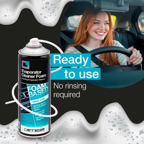 ERRECOM Evaporator Cleaner Foam, Air Conditioner Foam Cleaner, 13.6 fl oz (400 mL) Aerosol Can