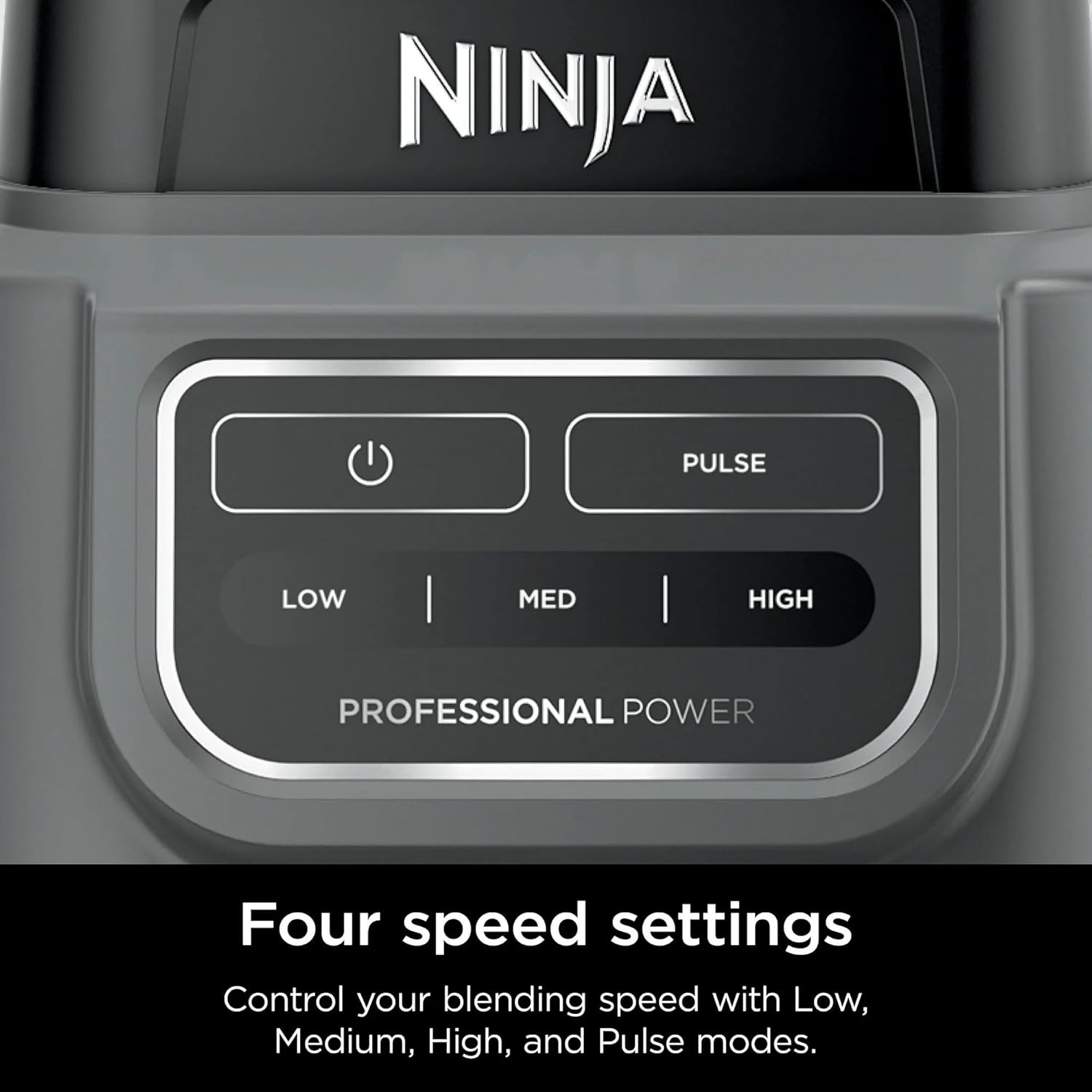 Ninja Professional Blender - 72 Oz Capacity with 1000-Watt Base & Total Crushing Technology | Black