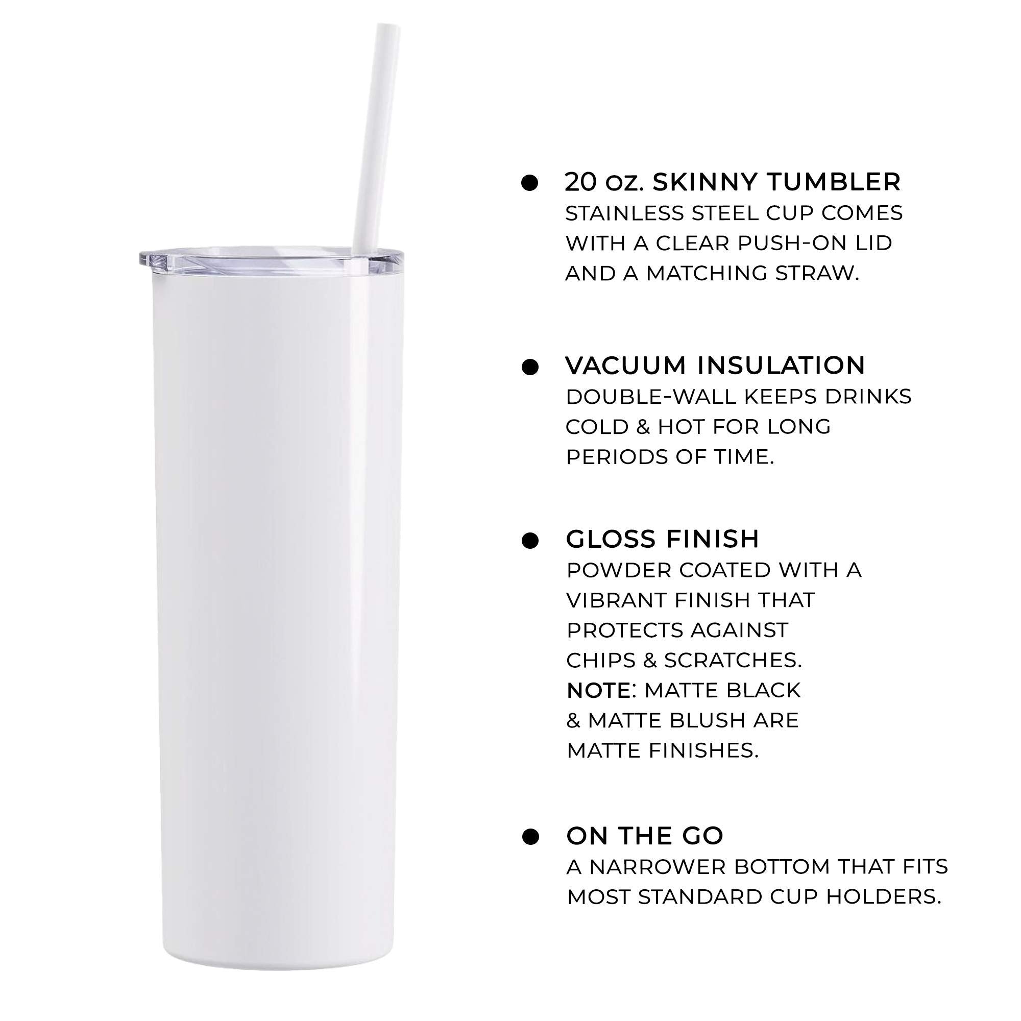 Go Greek Chic Alpha Xi Delta Laser Engraved Skinny Tumbler with Straw (Mint)