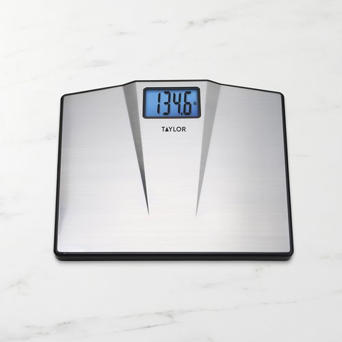 Taylor Digital Bathroom Scale, 1 Count (Pack of 1), Silver