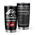 Coolertaste Realtor Gifts, Closing Gifts For Realtors, Gift For A Real Estate Agent Tumbler 20oz, Realtors Presents For Women Men, Funny Real Estate Presents Christmas, Salesman Birthday Gift Ideas