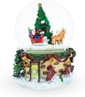 Rotating Santa's Tree Serenade | Musical Water Globe with Enchanting Holiday Scene