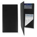 BankSupplies Leatherette Guest Check Presenters for Restaurants Set of 20 Water-Resistant Server Books with Credit Card and Side Pockets 5.5 x 10 Inches