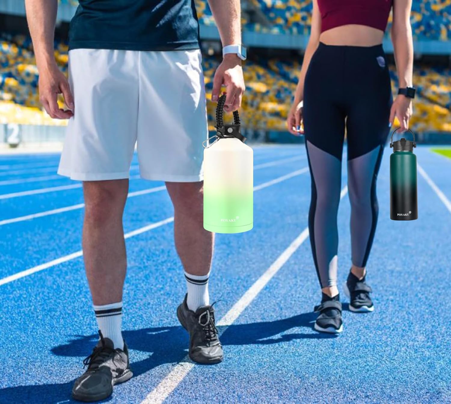 Skiennix Insulated Water Bottle - Leak Proof, Vacuum-Sealed Design | 32oz, 40oz, 64oz, 128oz Options