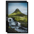 THCASITO Picture Frames 11x17 Black Photo Frames without Mat for Wall Decor, Set of 2