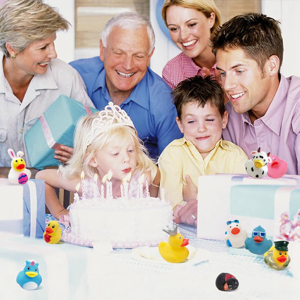 XY-WQ Rubber Duck 100 Pack - 2.3 Inch Bulk Floater Toy for Kids | Perfect for Parties, Birthdays & Bath Time