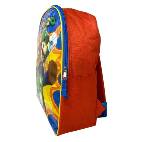 Accessory Innovations Super Mario 15'' Backpack with Plain Front, Blue