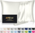 Mulberry Silk Pillowcases | Queen Size | Anti-Acne Cooling Beauty Sleep | Ivory Color