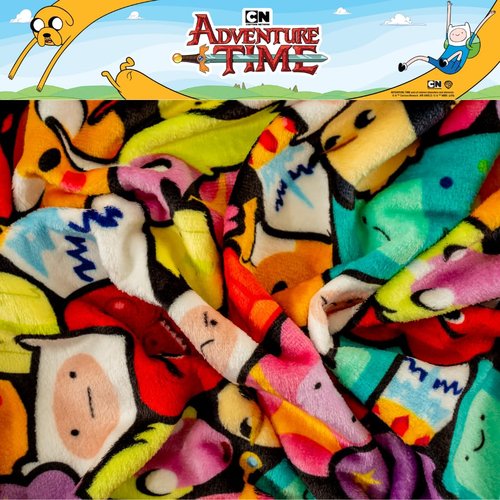 Adventure Time Ricardio Bedding Super Soft Cozy Plush Throw, 46 in x 60 in, (Officially Licensed Product) by Franco Collectibles