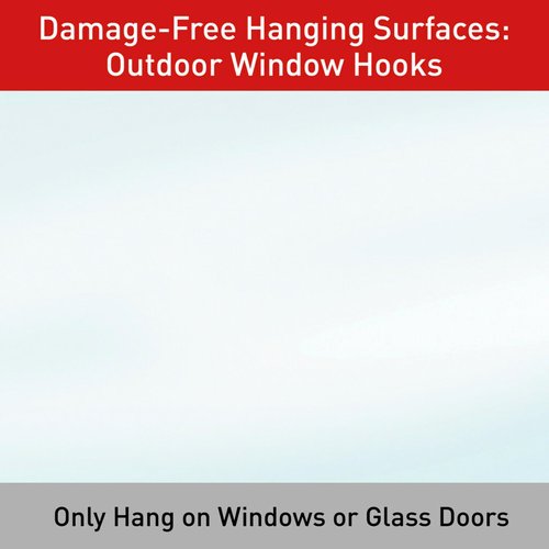 Command Hook, Large, Clear, 1-Hook (17093CLRES), Organize Damage-Free