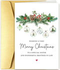 Goroar Christmas Card for Sister & Brother-in-Law | Heartfelt Holiday Wishes