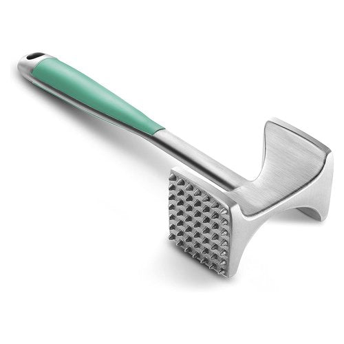 KITEXPERT Meat Tenderizer Hammer with Comfortable-Grip Handle, Dual-side Mallet for Kitchen, Heavy Duty Pounder For Tenderizing Steak, Beef and Fish, Mint Green