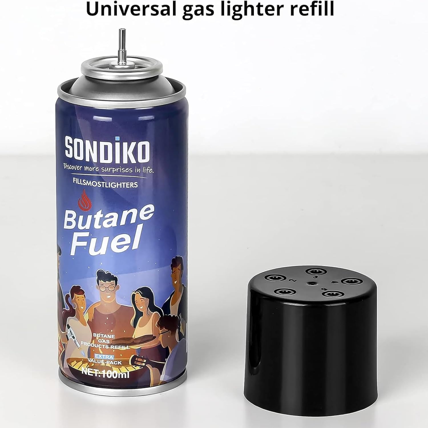 Sondiko Butane Torch - Premium Refillable Kitchen Torch Kit with Fuel Refill for Cooking & Soldering