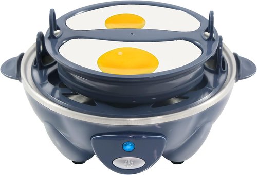 Elite Gourmet Electric Egg Cooker - 7 Egg Capacity for Soft, Medium, Hard-Boiled & Omelets | BPA Free