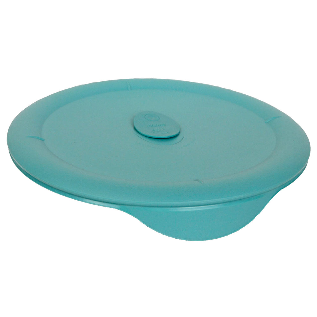 Pyrex 8202-VPC Turquoise Vented Food Storage Replacement Lid (4-Pack) - Made in the USA