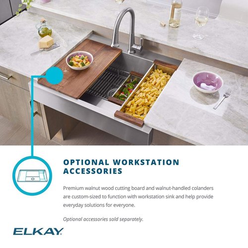 Elkay Dart Canyon CTXC0712 Stainless Steel 6-7/16" x 11-7/8" x 2-1/2" Colander