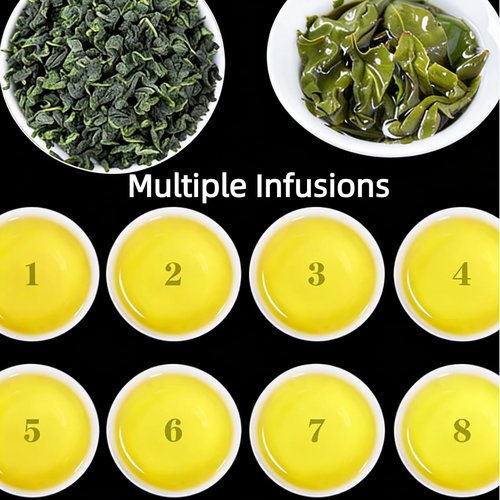 NASLAPH Alishan Oolong Tea, Taiwan High Mountain Oolong Tea with Distinctive Aroma, Formosa Chinese Gaoshan Ulong Tea, Traditional Craftsmanship 阿里山茶 台湾高山茶 中国茶 茶 乌龙茶 8.82 Oz