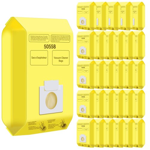 30 Pack Vacuum Cleaner Bags Fit for Kenmore Canister Type C/Q 5055 50555 50557 50558 and Pana·sonic Type C-5 C-18, 200 Series, 400 Series, 600 Series, 700 Series, 800 Series Vacuum By Improvedhand