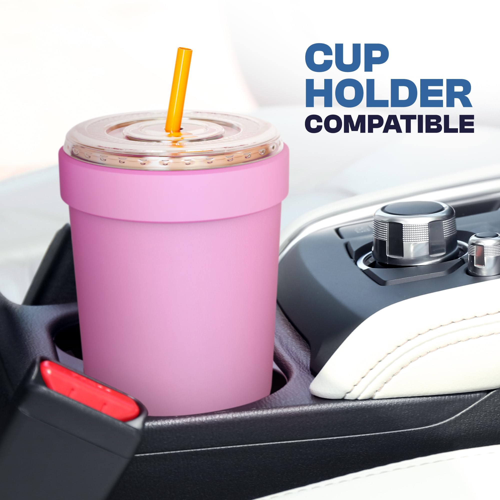 Frostbuddy | To Go Buddy - 30 oz Stainless Steel Vacuum Insulated Tumbler Cup - thermal cups for hot and cold drinks - stainless steel Tumbler Dunkin Cup (UNC Tarheels - Navy)