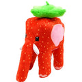 Lemoneon Strawberry Elephant Plush 12" Italian Brainrot Plush Meme AI-Crafted Stuffed Figure Pillow for Video Game Fans Room Decor