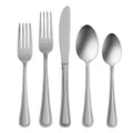 Oneida Tress Everyday Flatware Set, 5.40 LB, Metallic, 50 Piece