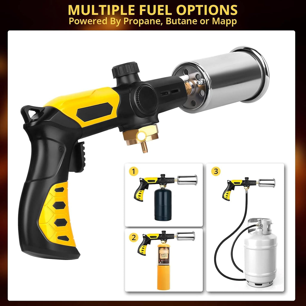 TBTEEK Cooking Torch - Powerful Culinary Grilling Torch for Searing Meat & BBQ | Propane Torch