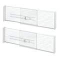 iDesign Recycled Plastic Adjustable Drawer Dividers–- Set of 2 - Clear
