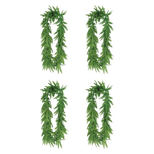 Tropical Fern Leaf Lei Pack of 4