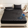 Skiennix Waterproof Twin Mattress Protector - Lab Tested Leakproof, Oeko-TEX Certified, Breathable & Noiseless | 18" Deep Pocket, Machine Washable (Black)