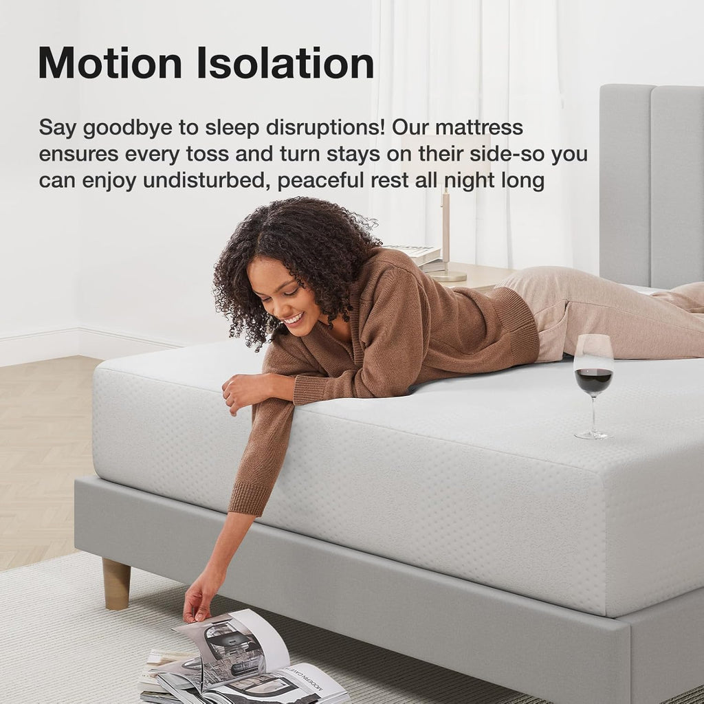 Novilla Twin XL Mattress - 12-Inch Gel Memory Foam for Cooling Comfort & Pressure Relief | CertiPUR-US Certified