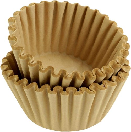 Natural Unbleached Coffee Filters - 8-12 Cup Basket | 200 Count for Rich Flavor