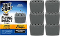Hot Shot Flying Insect Trap - Discreet & Hassle-Free Solution for House & Fruit Flies | 6 Count