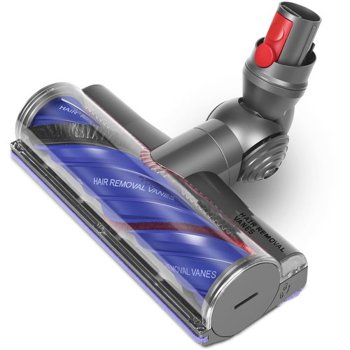 DrRobor Upgraded V12 V9 Anti-Tangle Motorbar Replacement Brush Head Compatible with Dyson V9 Motorbar / V12 Detect Slim Cordless Vacuum Cleaners, Lightweight Hardwood & Carpet Floor Attachment